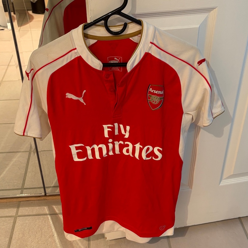 Puma Arsenal Kids Red and White Jersey